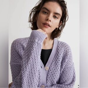 Madewell Women's Open Stitch Crop Sweater